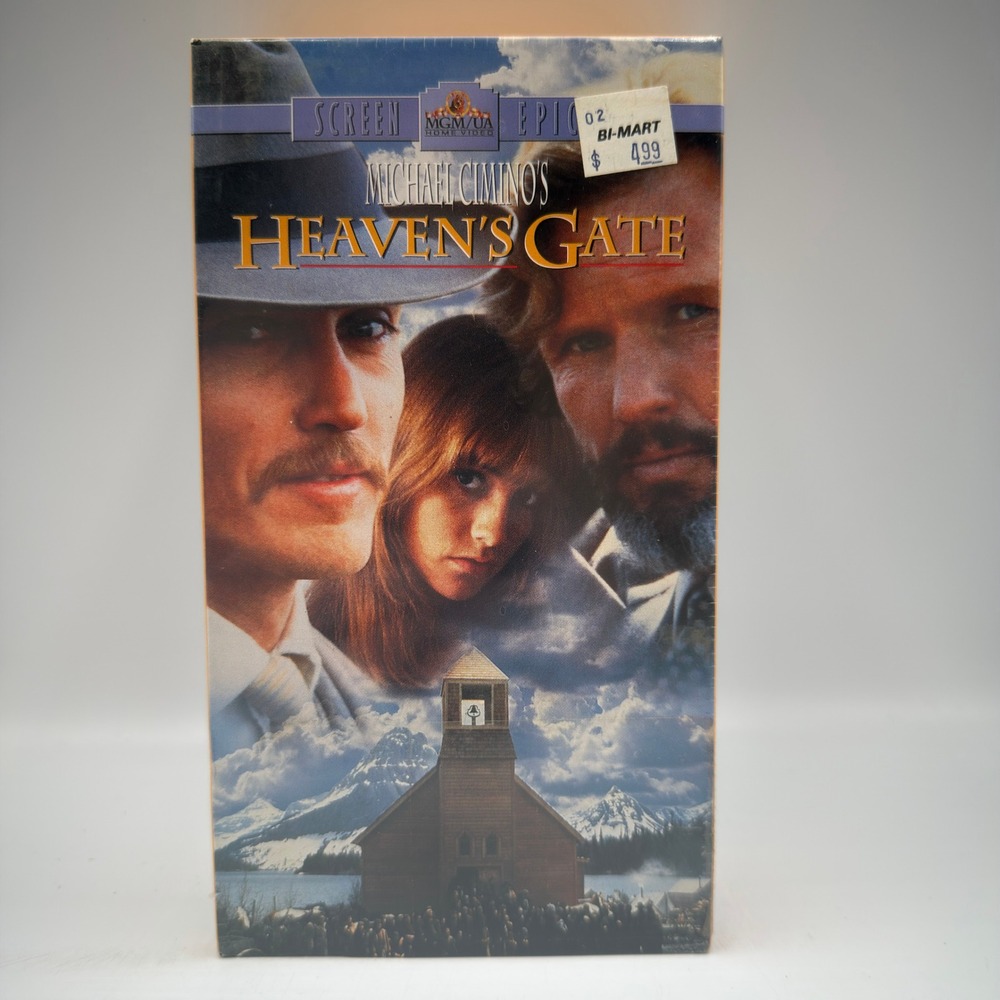 Heaven's Gate VHS Michael Cimino Kris Kristofferson MGM UA Sealed New M305811